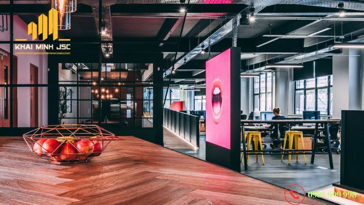  Thiết kế không gian sáng tạo cần đặc biệt quan tâm đến yếu tố ánh sáng