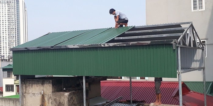 thay mái tôn có phải xin phép không