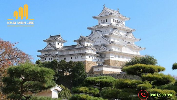  Lâu đài Himeji được công nhận là di sản thế giới nổi tiếng