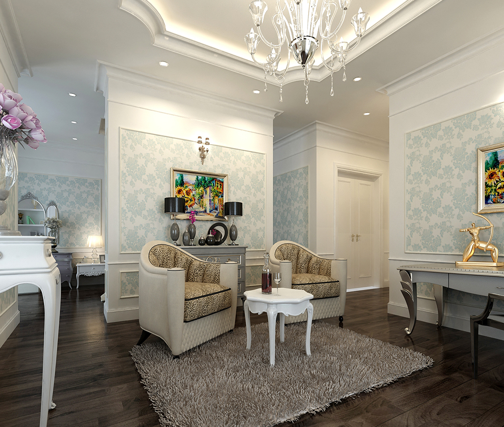 Lựa chọn giấy dán tường phù hợp với nội thất