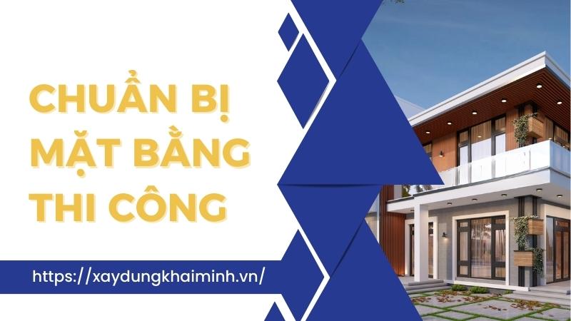 mặt bằng thi công nhà ở trọn gói