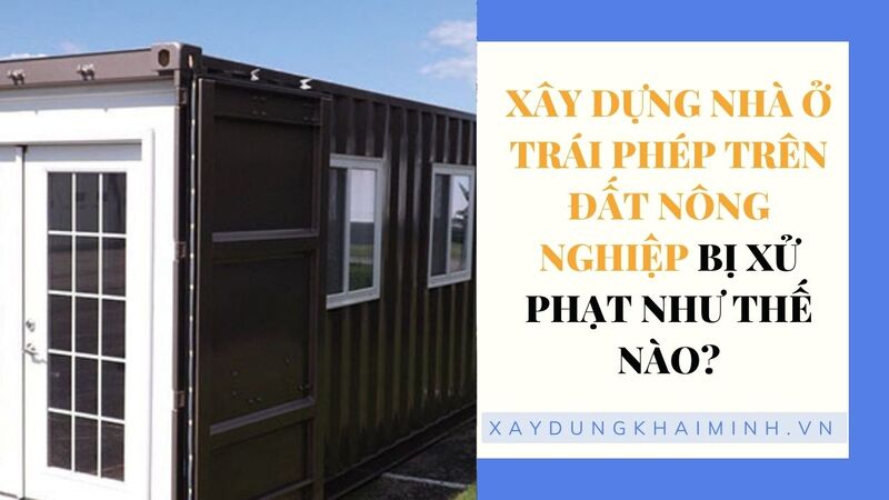 đất nông nghiệp có được xây nhà tạm không