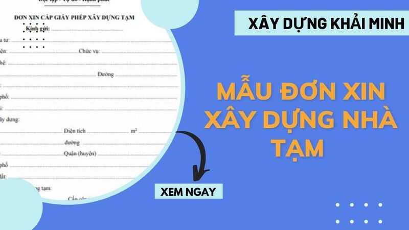 mẫu đơn xin xây dựng nhà ở nông thôn