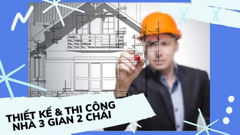 nhà 3 gian 2 tầng