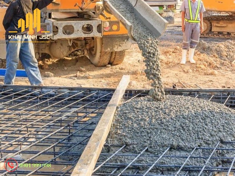Đảm bảo tỷ lệ pha trộn bê tông chuẩn để hạn chế khả năng thấm nước của bê tông