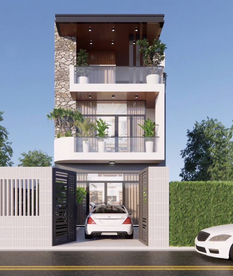 nhà phố 3 tầng