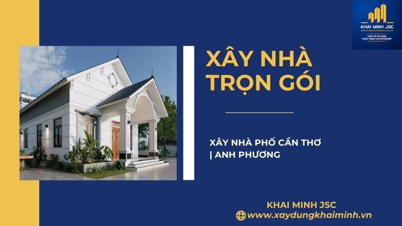 xây dựng nhà phố trọn gói ở Cần Thơ