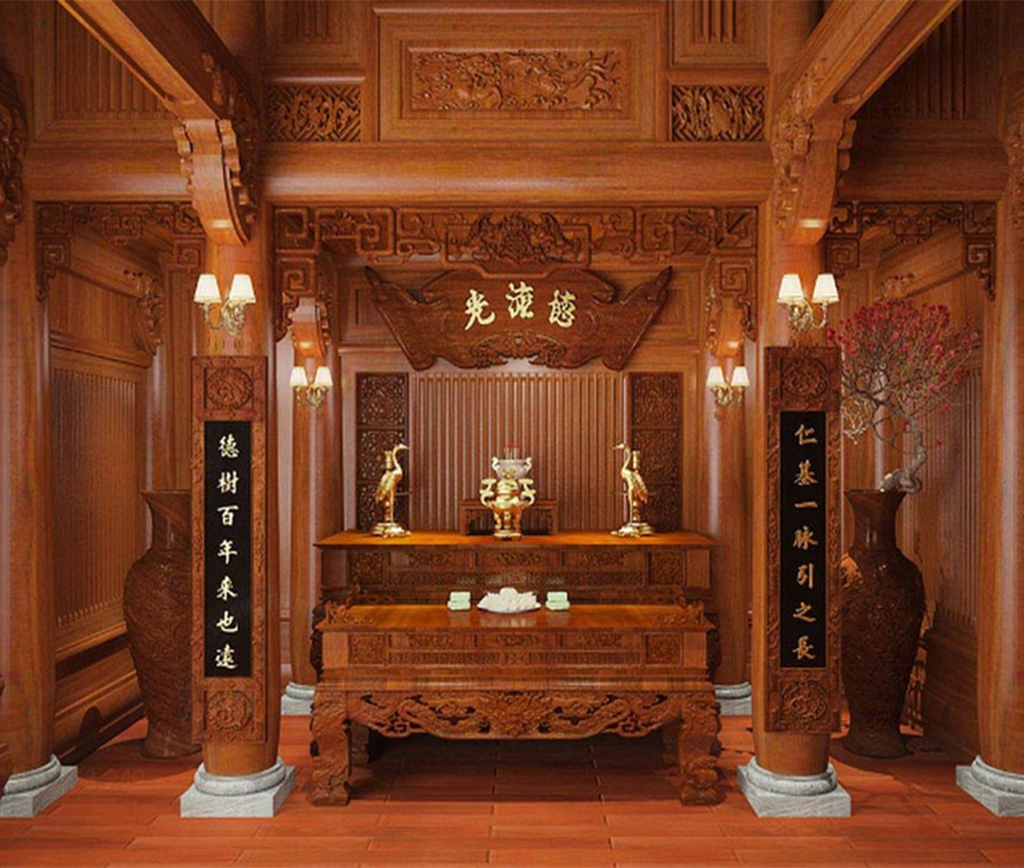 Những mẫu phòng thờ chuẩn phong thủy