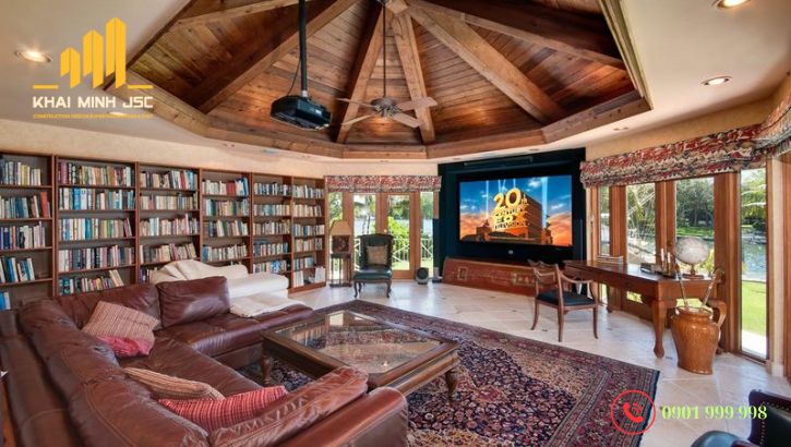  Cách thiết kế thư viện trong phòng làm việc thông minh, hiệu quả