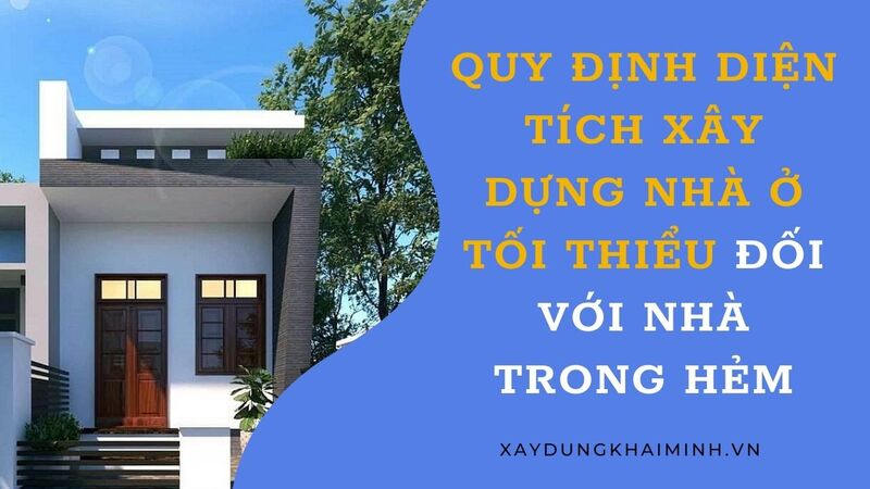 quy định diện tích tối thiểu cấp phép xây dựng