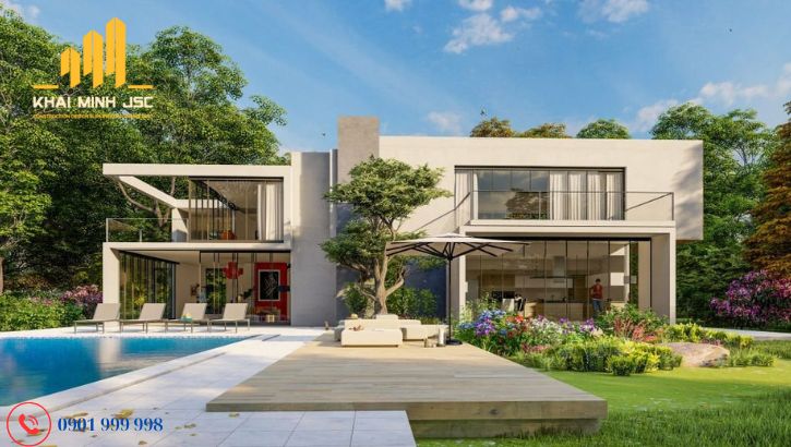  Dịch vụ thi công biệt thự trọn gói đảm bảo chất lượng bền vững