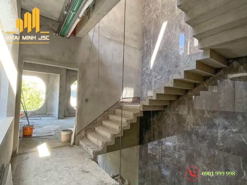  Quá trình thi công cầu thang bê tông tại công trường phải trải qua nhiều giai đoạn kiểm soát khắt khe 