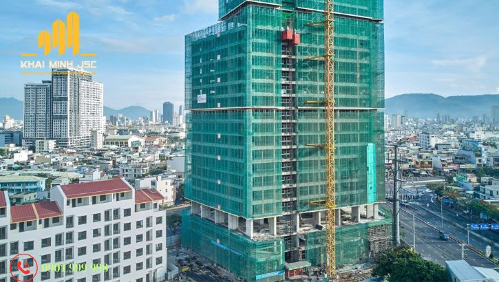  Cột vách chịu lực lớn chịu tải đứng và tải ngang, chống dao động cao tầng