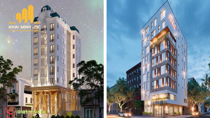  So sánh chi tiết thi công khách sạn tân cổ điển với hiện đại