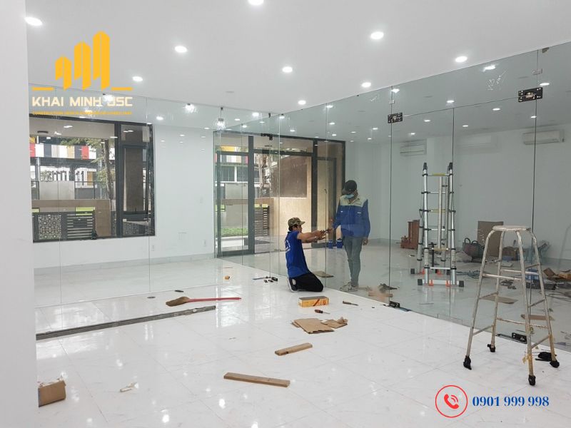  Cần đảm bảo kỹ thuật khi thi công vách kính hai lớp