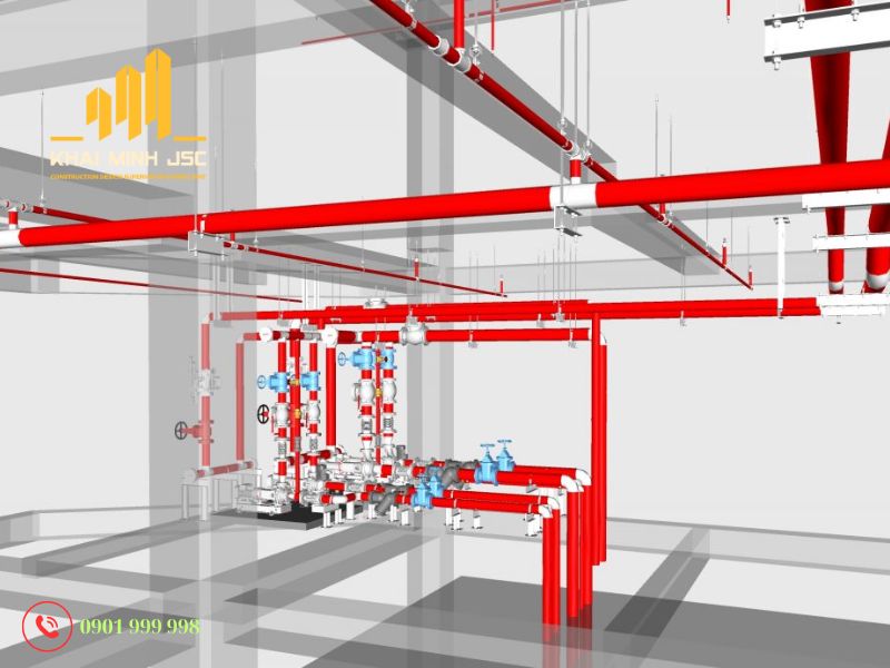 Bố trí hệ thống PCCC ngay từ bản vẽ kiến trúc