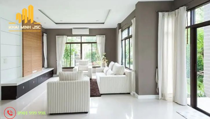Thiết kế nhà phố cao tầng thông minh bố trí nhiều cửa sổ, thông thoáng, tiết kiệm điện năng