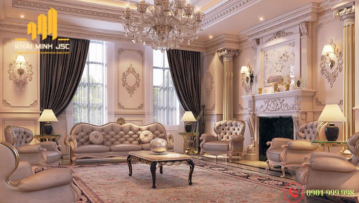  Mẫu thiết kế biệt thự cổ điển