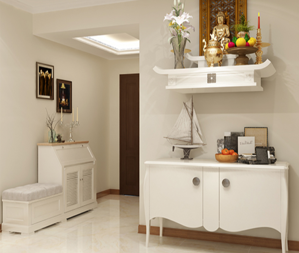 Thiết kế nội thất phòng thờ chung cư