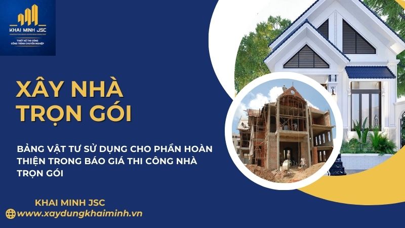 thiết kế thi công biệt thự trọn gói