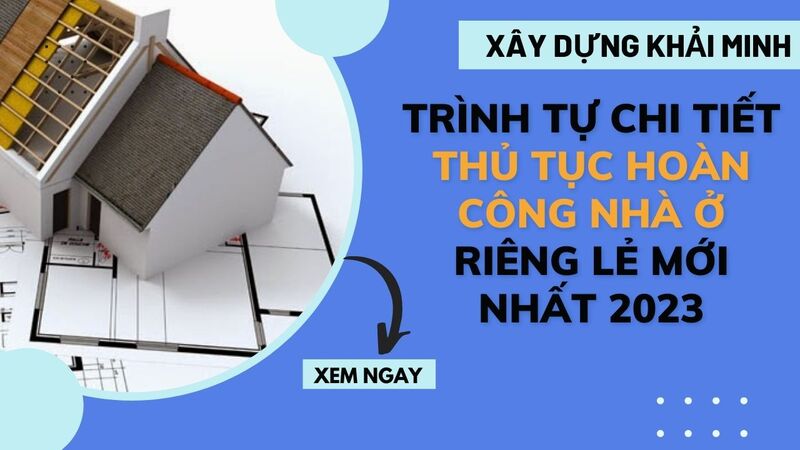 thủ tục hoàn công nhà ở