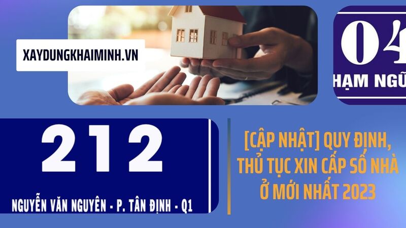 thủ tục xin cấp số nhà