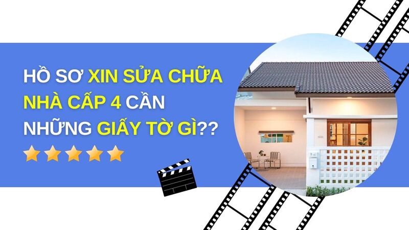 Đơn xin phép xây dựng - sửa chữa nhà cấp 4