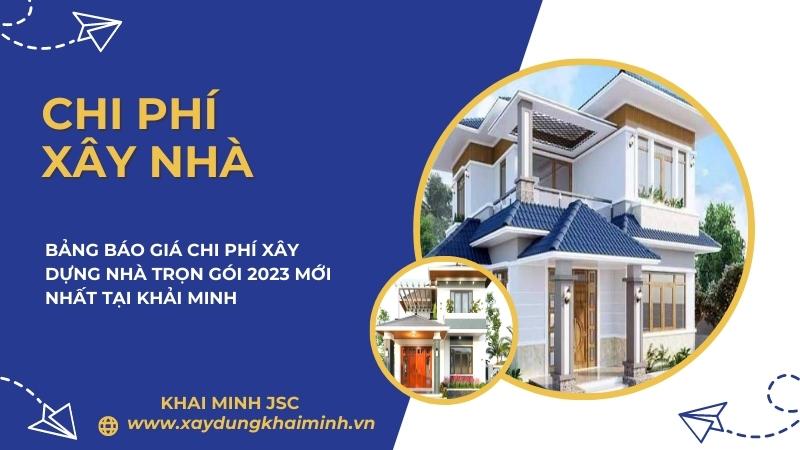 bảng dự trù kinh phí xây nhà