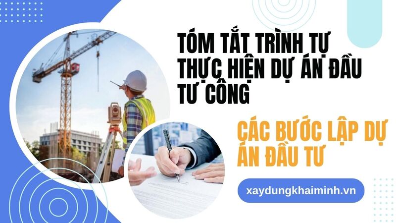 các bước lập dự án đầu tư xây dựng