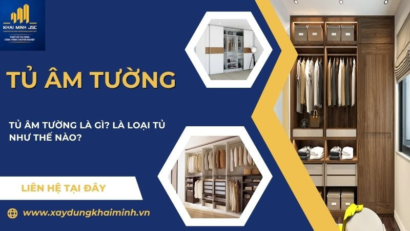 cách làm tủ quần áo âm tường