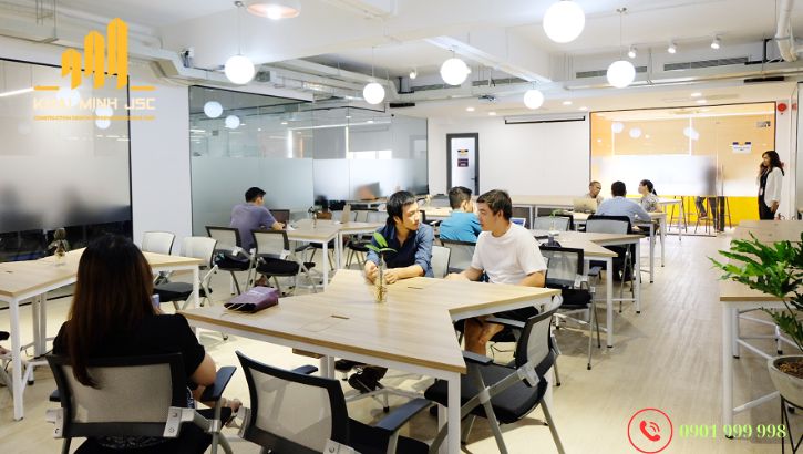  Cách phân chia các khu vực làm việc hiệu quả trong văn phòng co-working