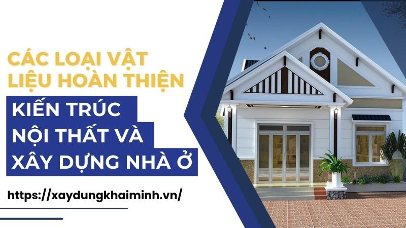 vật liệu hoàn thiện sàn