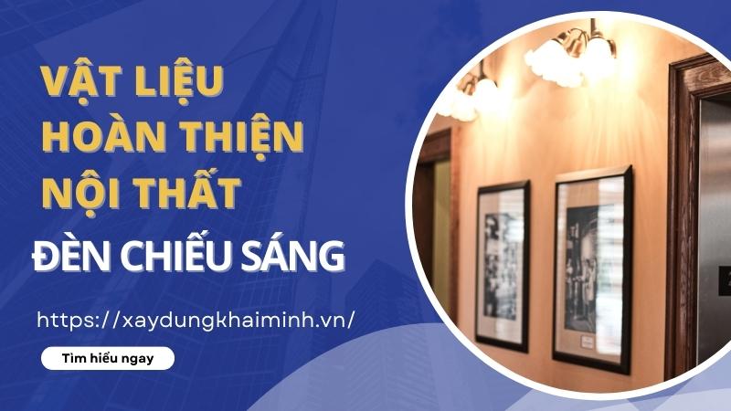 đèn chiếu sáng hoàn thiện nội thất