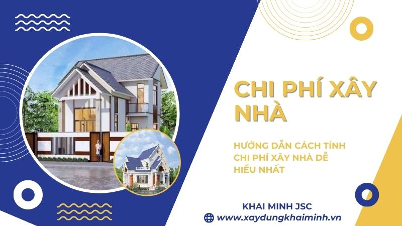 bảng dự trù kinh phí xây nhà