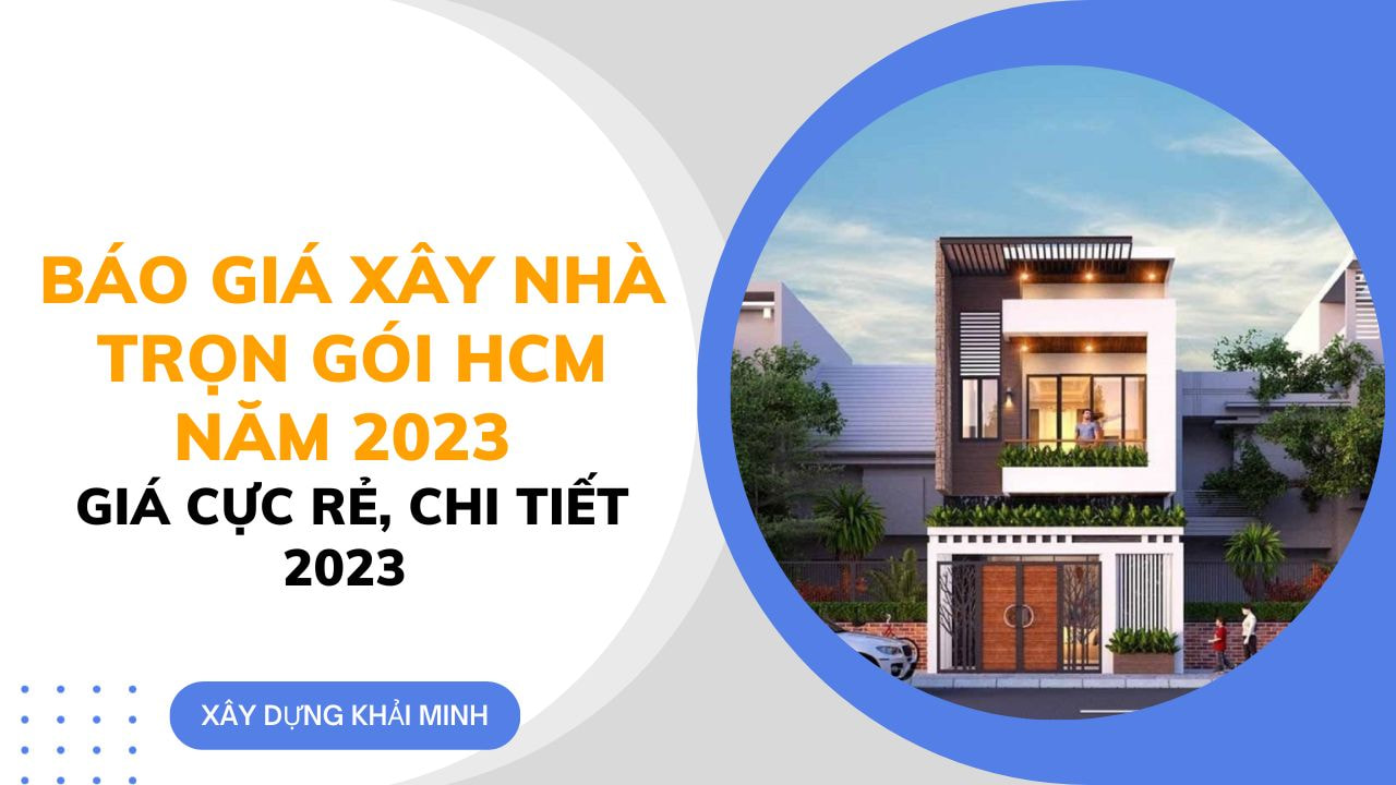 nhận thi công xây dựng nhà trọn gói