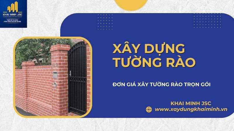 xây tường 10 bao nhiêu tiền một mét