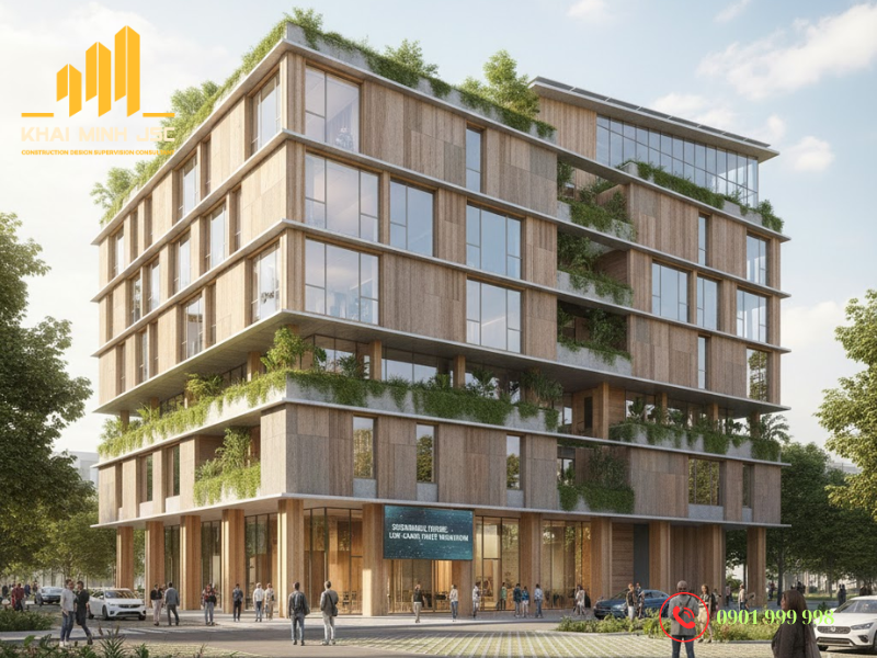  Kiến trúc Biophilic trong thiết kế xây dựng tòa nhà cao tầng