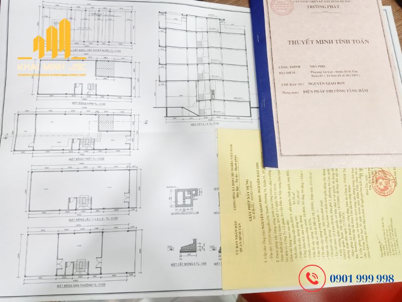 Bản vẽ xin phép xây dựng là tài liệu kỹ thuật cần thiết khi xin cấp phép xây dựng
