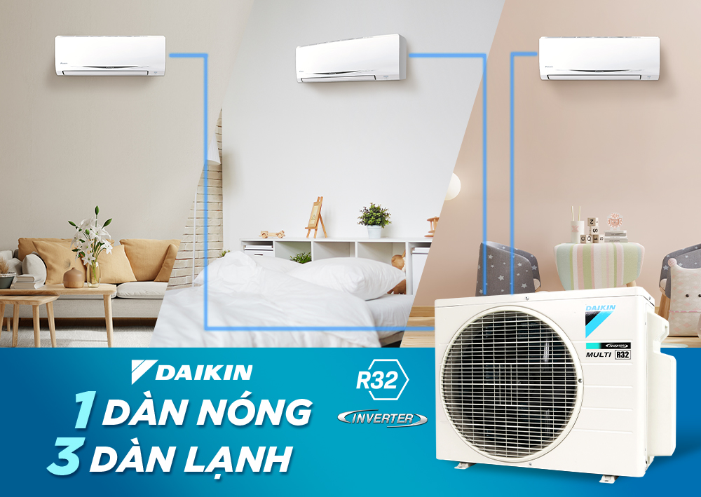 Điều hòa Multi - Giải pháp cho nhà ở, căn hộ chung cư