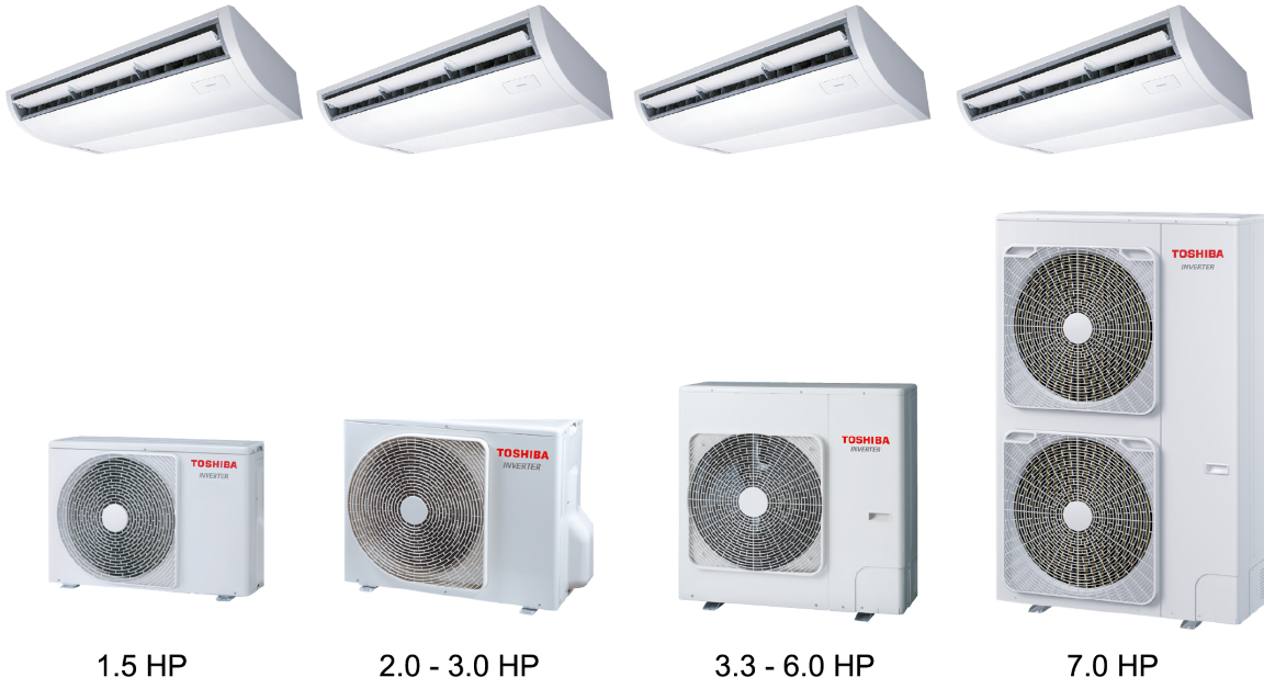 Máy lạnh Áp trần Inverter Toshiba RAV-GE6001CP-V (7.0HP)