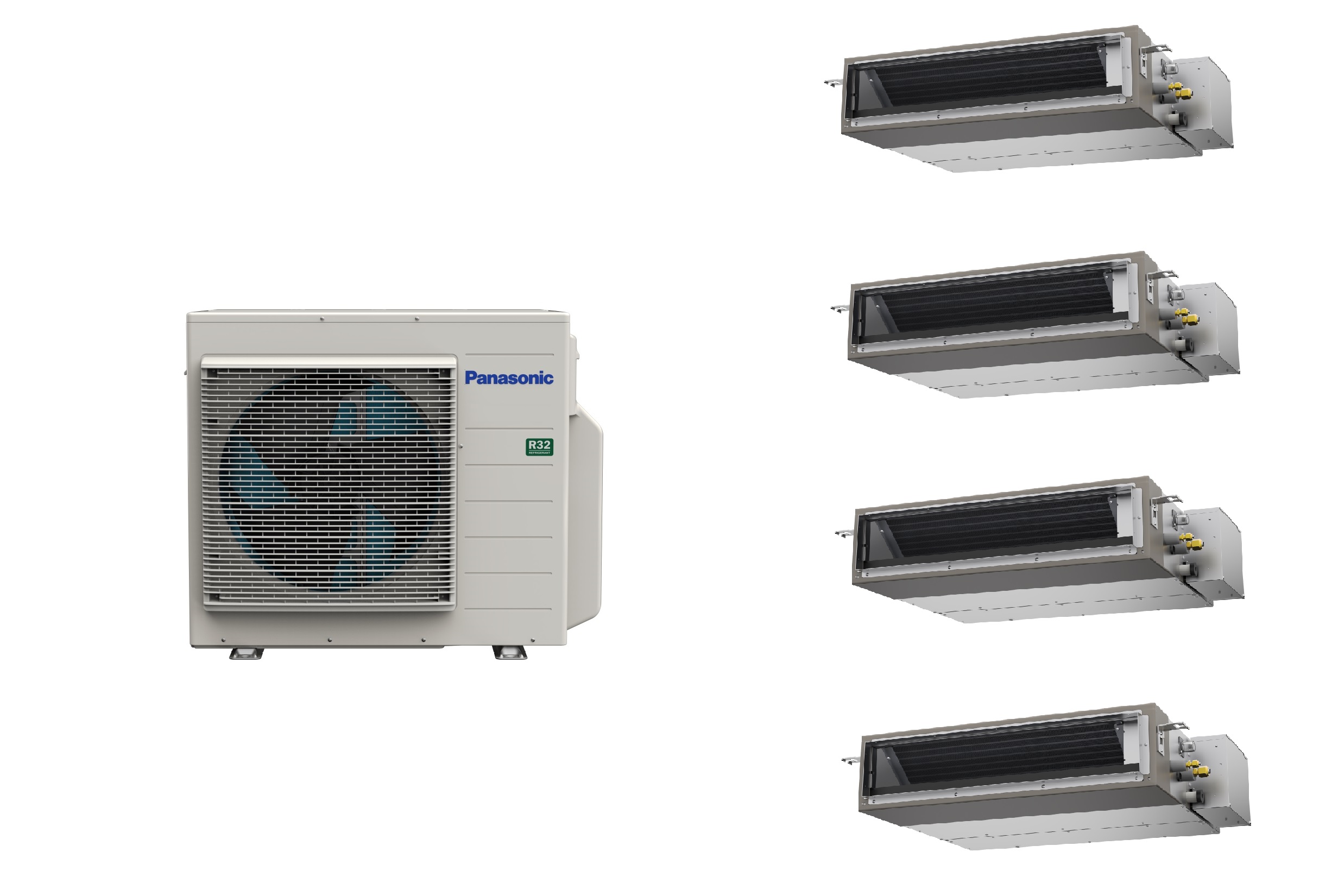 Hệ thống máy lạnh giấu trần nối ống gió Multi Inverter Panasonic R32 - 4.0HP