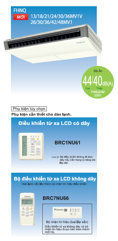 Máy lạnh Áp trần Daikin FHNQ30MV1V/RNQ30MY1 (3.5HP)