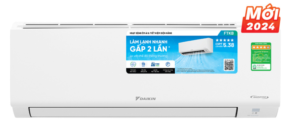 Máy lạnh Daikin FTKB60YVMV - 2.5HP - Inverter (Model 2024)