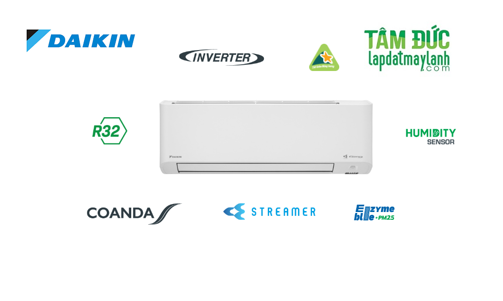 Máy lạnh Daikin Inverter FTKY60WVMV - 2.5HP