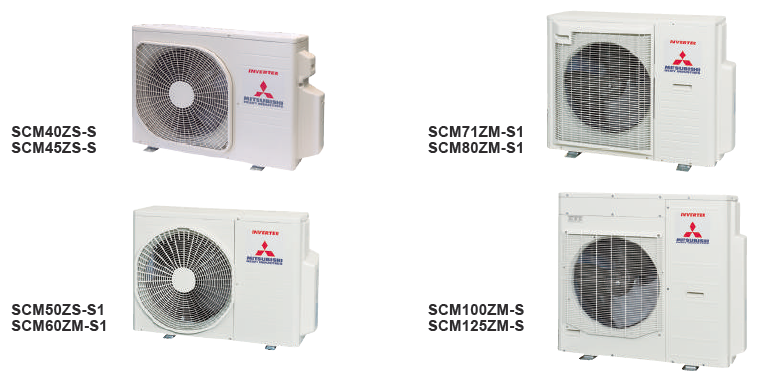 Dàn nóng Multi SCM Inverter Mitsubishi Heavy SCM60ZM-S1 (2.5 HP)