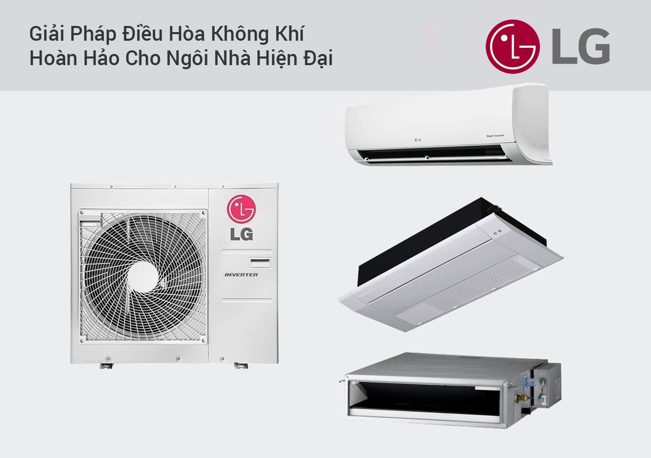 Dàn lạnh treo tường LG Multi Split Inverter AMNQ24GSKB0 (7.0kW) - 2.5HP