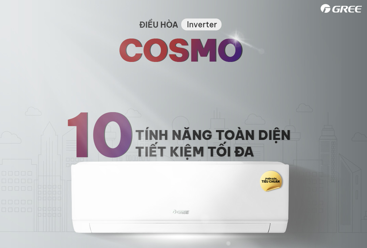 Máy lạnh Inverter Gree COSMO12CI (1.5HP)