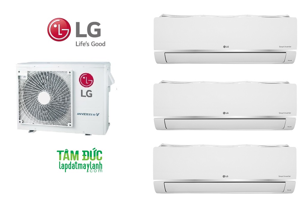 Máy lạnh MULTI LG Dàn lạnh treo tường 2.5 HP - Combo 2