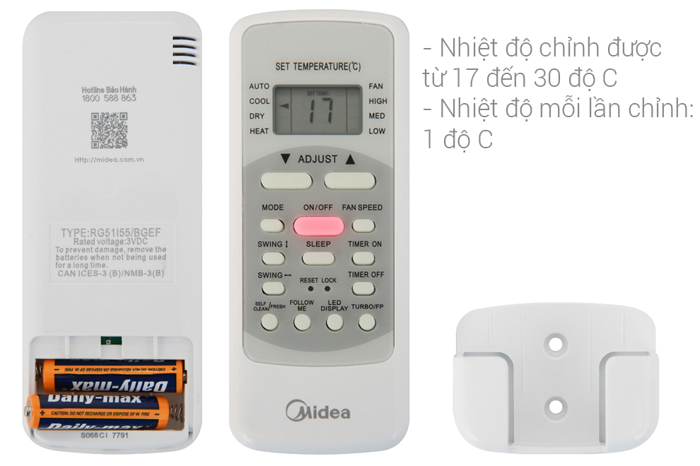 Máy lạnh Midea MSAFA-10CRDN8 (1.0HP) - Inverter