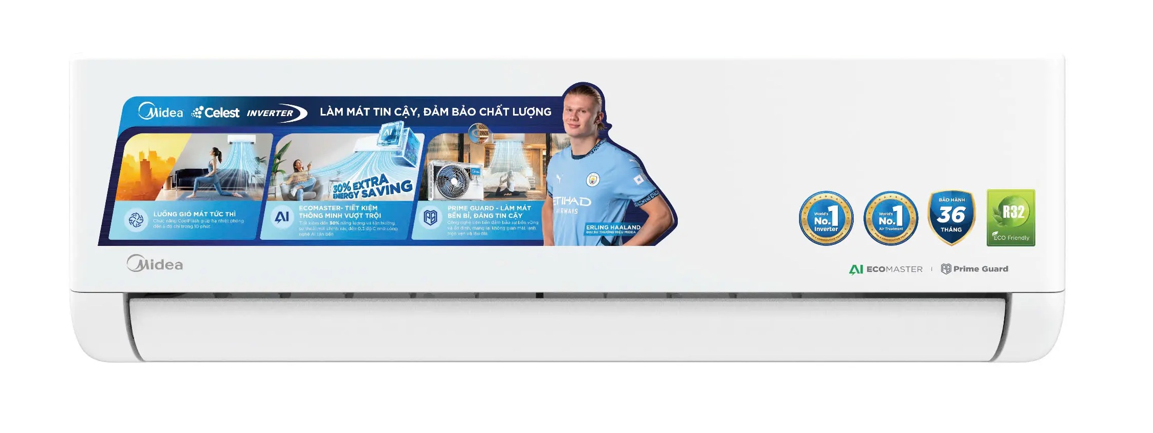 Máy lạnh treo tường Midea MSCE-25CRFN8 (2.5HP) - Inverter